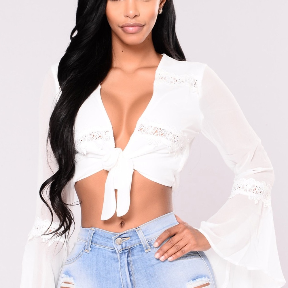 Tie Front Crop Top